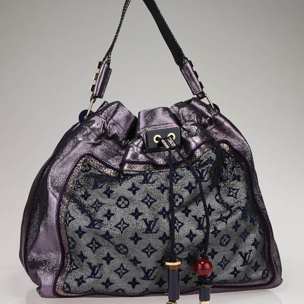 Limited Edition Purple Monogram Lurex Bluebird Bag